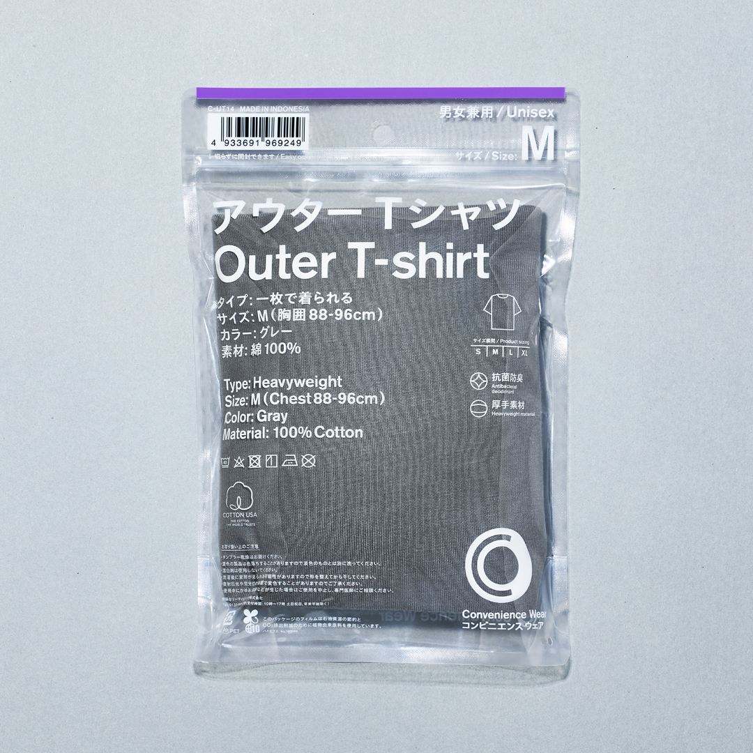 アウターｔシャツ グレー 商品情報 ファミリーマート