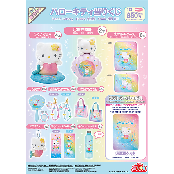 サンリオくじ「ハローキティ当りくじ」