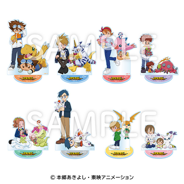 デジモンアドベンチャー トレーディングアクリルスタンド ぬいぐるみテーマver.