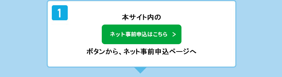 本サイト内の「ネット事前申込はこちら」ボタンから、ネット事前申込ページへ