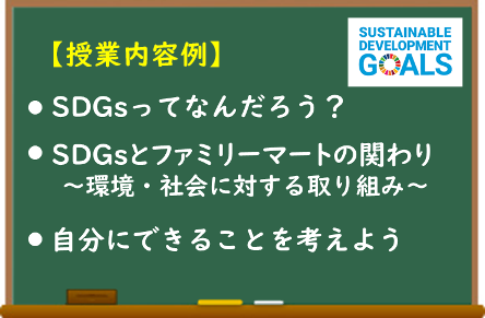 SDGs【授業内容例】