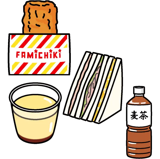 パンセットのイラスト