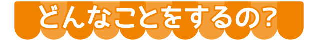 どんなことをするの？