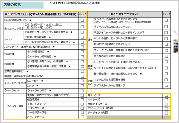 節電チェックポイント