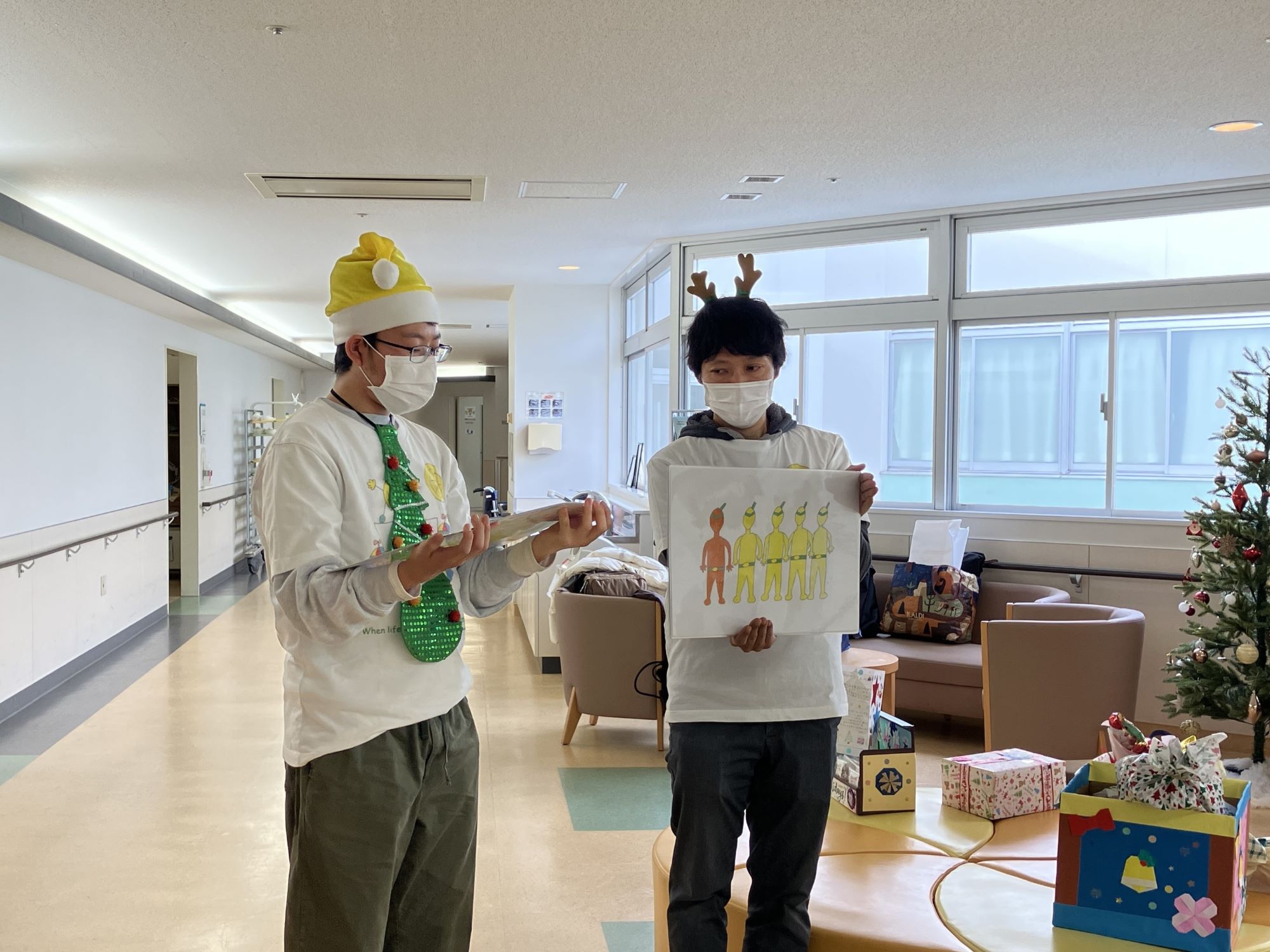紙芝居レモンレンジャーの朗読の様子