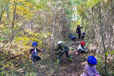 里山の遊歩道整備