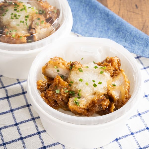 和風みぞれソースで食べるから揚げごはんのイメージ画像