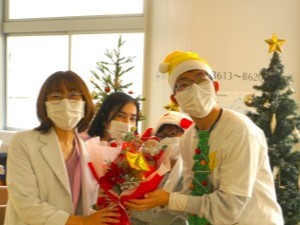 みんれもサンタのクリスマスの様子