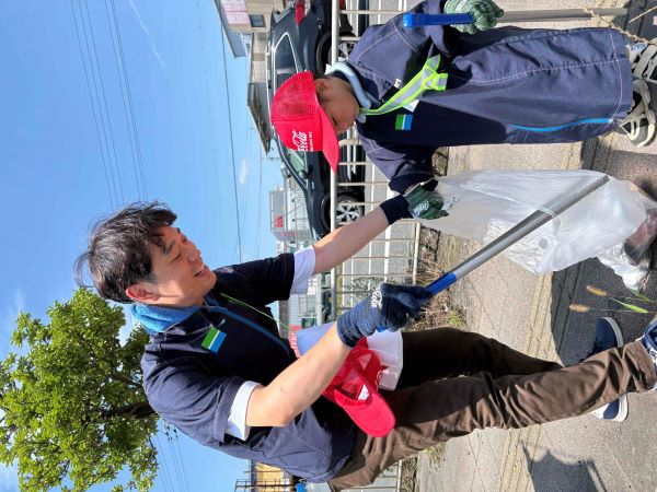 清掃活動の様子