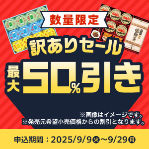 訳ありセールのイメージ画像