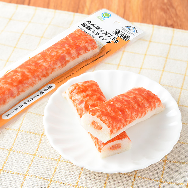 たんぱく質7.5g海鮮スティック 博多明太入りマヨネーズのイメージ画像