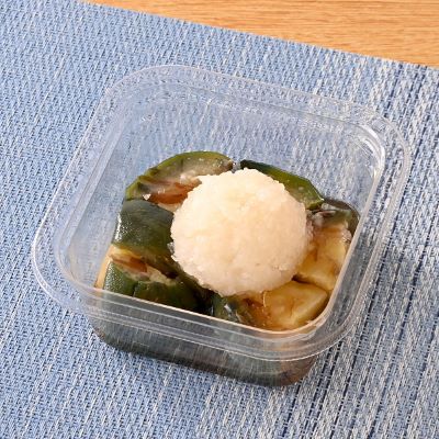 規格外の賀茂なすを使用した「賀茂なすの揚げびたし」～食品ロス削減の取り組み～