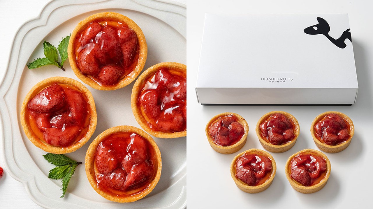 あまおう苺のチーズケーキタルト ５個のイメージ画像