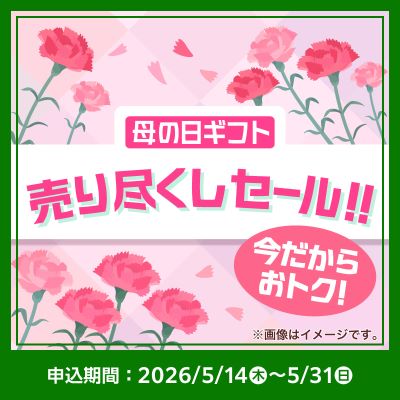 母の日ギフト売り尽くしセールのイメージ画像