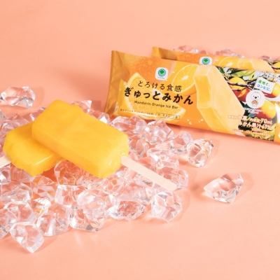 2025年累計販売数390万本突破「ファミマルフルーツバー」シリーズから 和歌山県産みかん果汁を67％使用した「とろける食感　ぎゅっとみかん」 9月15日（火）から数量限定発売