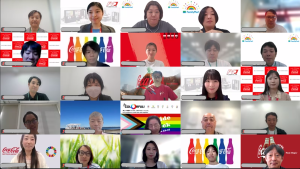 オンラインと会場をつないだハイブリッド開催の様子