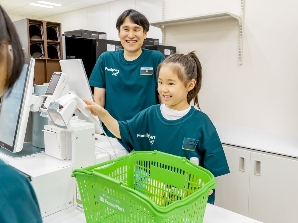 レジ打ちの様子