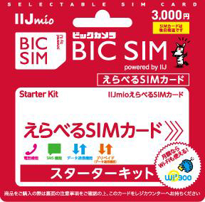 コンビニエンスストア初 Bic Sim えらべるsimカード Powered By Iij 全国のファミリーマートで１１月１０日より販売開始 ニュースリリース ファミリーマート